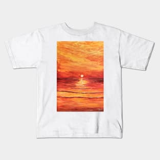 Red Sunset Kids T-Shirt